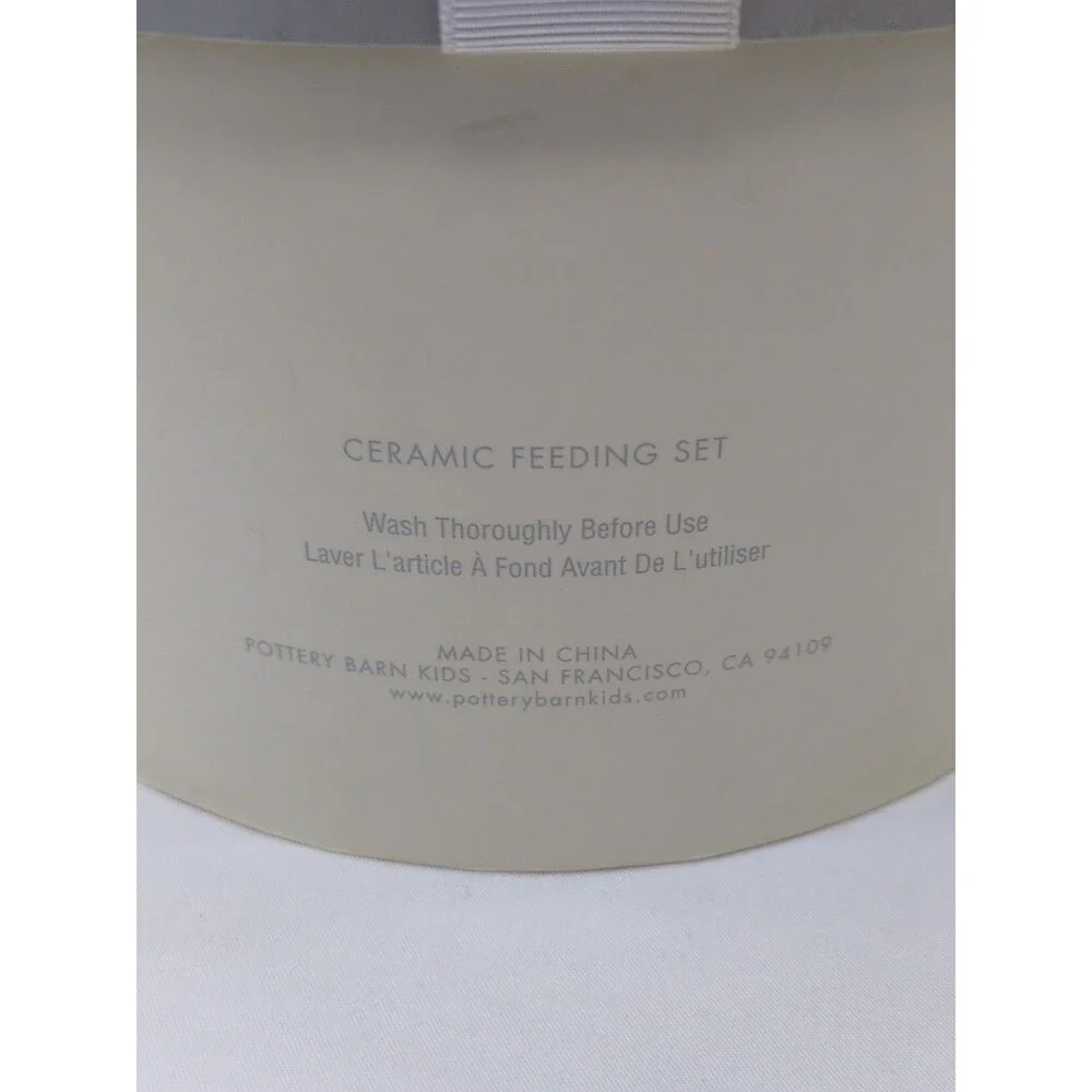 Ceramic Feeding Set Pottery Barn Kids